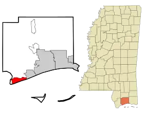 Localisation de Pass Christian