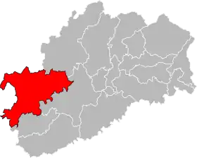 Canton de Dampierre-sur-Salon