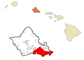 Localisation de Honolulu