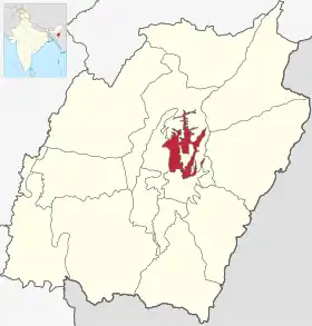 Localisation de District de Imphal oriental