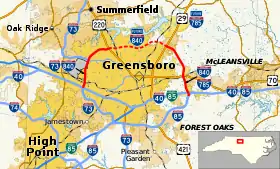 Image illustrative de l’article Interstate 840 (Caroline du Nord)