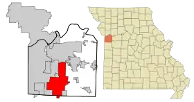 Localisation de Lee's Summit