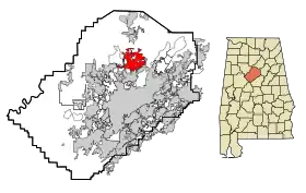 Localisation de Gardendale