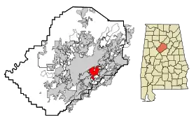 Localisation de Mountain Brook