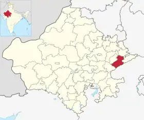 Localisation de District de Karauli