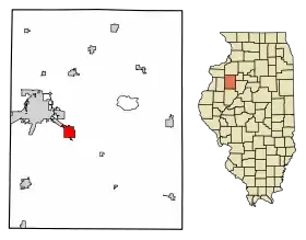 Localisation de Knoxville