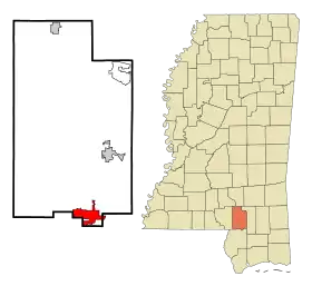 Localisation de Lumberton