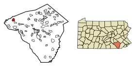 Localisation de Elizabethtown