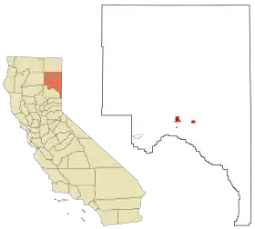 Localisation de Susanville