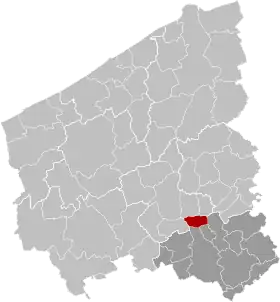 Localisation de Lendelede