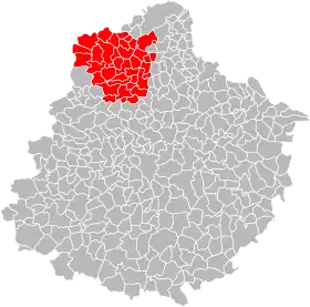 Localisation de Communauté de communes Haute Sarthe Alpes Mancelles