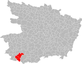 Localisation de Communauté de communes de l'Ouest choletais