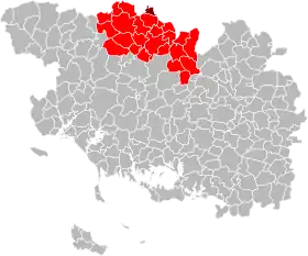 Localisation de Pontivy Communauté