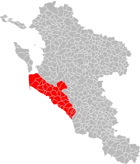 Localisation de Communauté d'agglomération Royan Atlantique