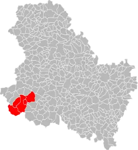 Localisation de Communauté de communes de la Puisaye fargeaulaise