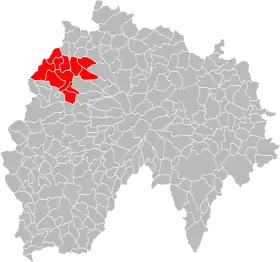 Localisation de Communauté de communes du Pays de Mauriac