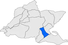 Localisation de Camarles