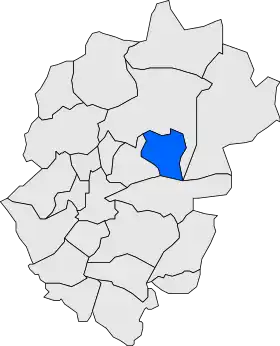 Localisation de Poboleda