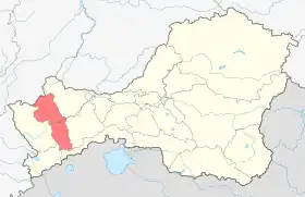 Localisation de Baryyn-Khyemchik kozhuunuBaroun-Khemtchikski kozhuun