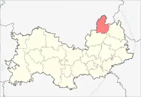 Localisation de Raïon de Bolchoïe Ignatovo