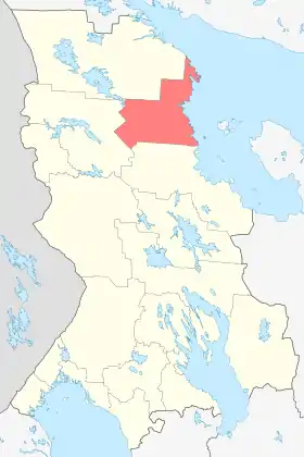 Localisation de Raïon de Kem