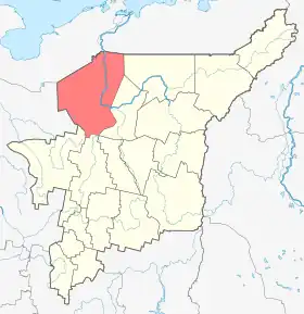 Localisation de Raïon d'Oust-Tsilma