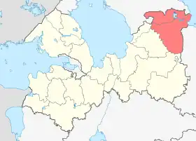 Localisation de Raïon de Podporojié