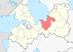 Localisation de Raïon de Volkhov