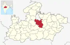 Localisation de District de Sagar