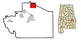 Localisation de Notasulga