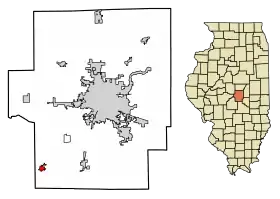 Localisation de Blue Mound