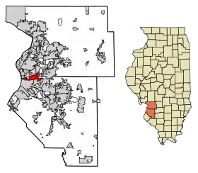 Localisation de Fairmont City