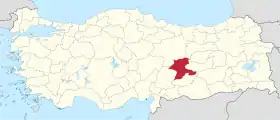 Localisation de Malatya