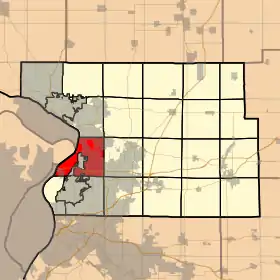 Localisation de Chouteau Township