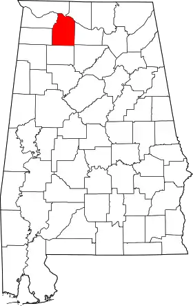 Localisation de Comté de Lawrence(Lawrence County)