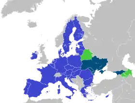 Carte de l'organisation