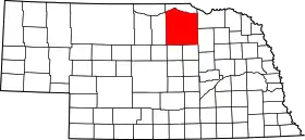 Localisation de Comté de Holt