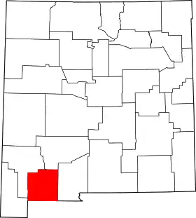 Localisation de Comté de Luna(Luna County)