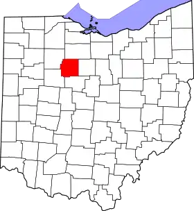 Localisation de Comté de Wyandot(Wyandot County)