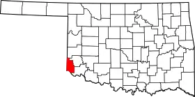 Localisation de Comté de Harmon(Harmon County)