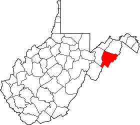 Localisation de Comté de Hardy(Hardy County)