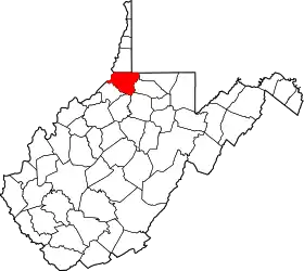 Localisation de Comté de Wetzel(Wetzel County)