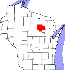 Localisation de Comté de Langlade(Langlade County)