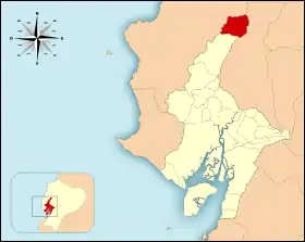 Localisation de Canton d'El Empalme