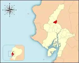 Localisation de Canton de Palestina