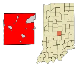 Localisation de Indianapolis