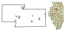 Localisation de La Rose