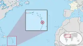 Localisation de Martinique