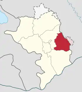 Localisation de Martouni