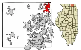 Localisation de Spring Grove